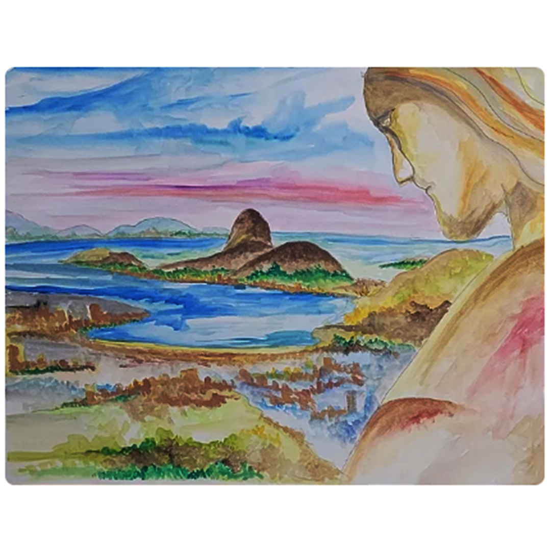 Pintura em Aquarela Rio