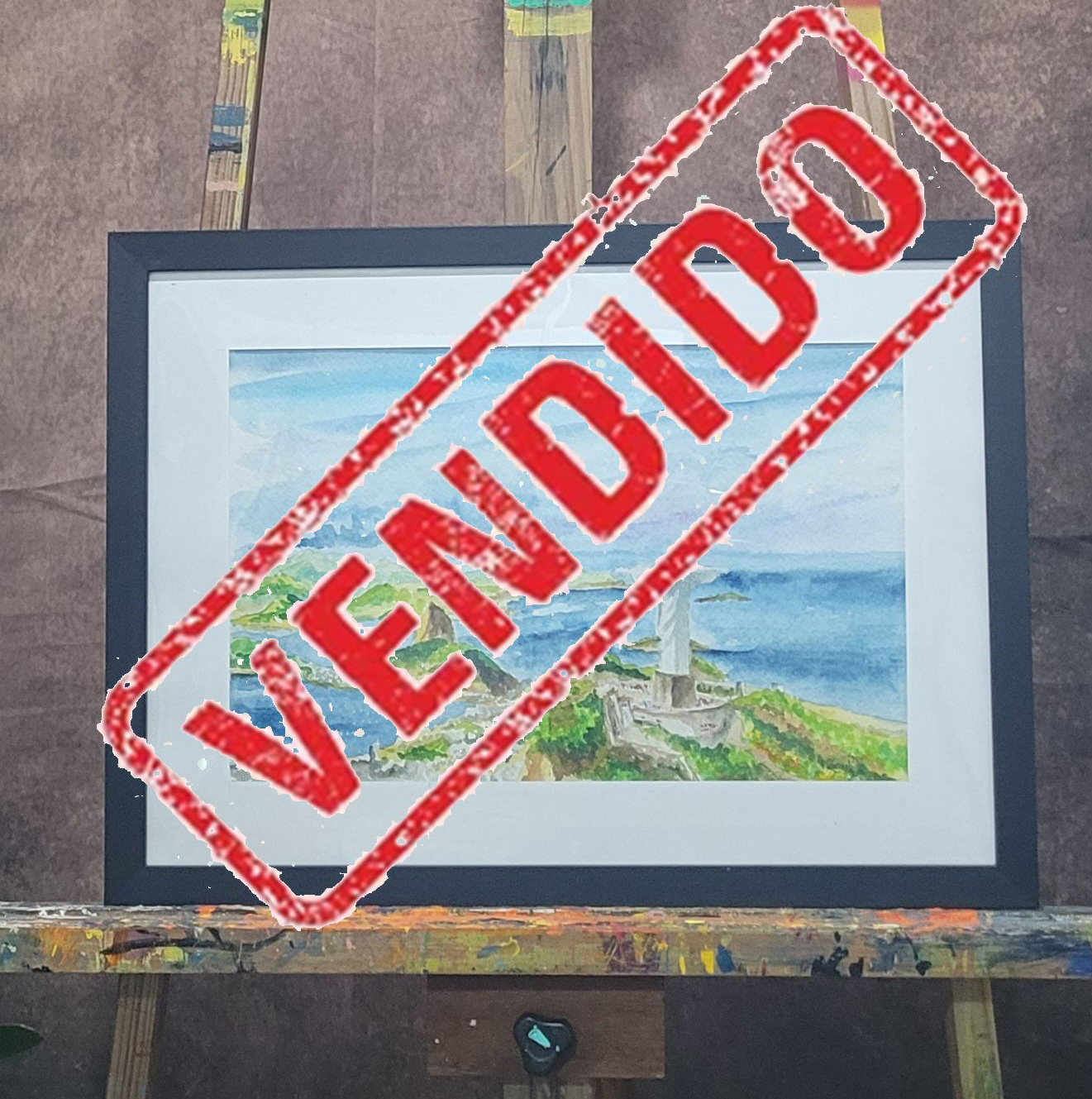 Aquarela 1 — obra original de Enéas Lourenço