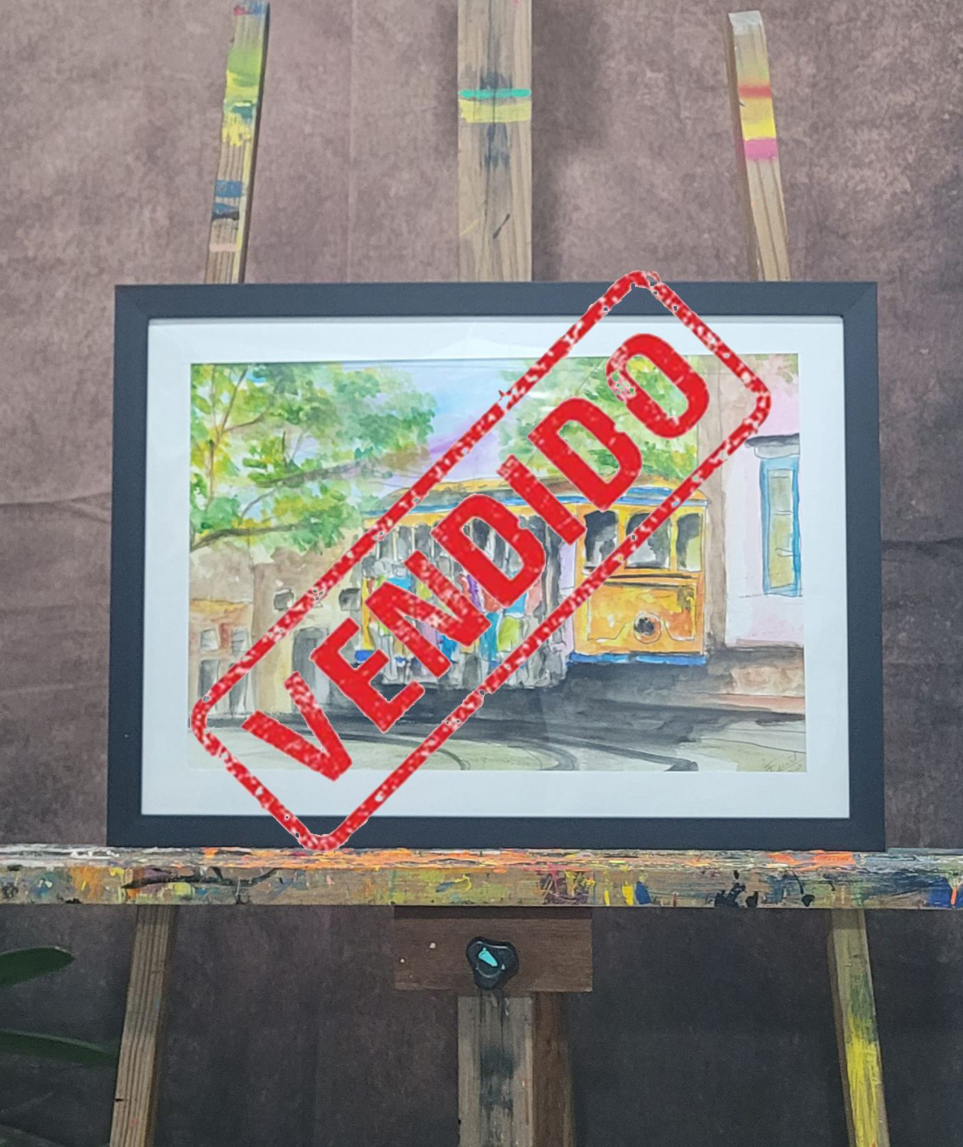 Aquarela 2 — obra original de Enéas Lourenço