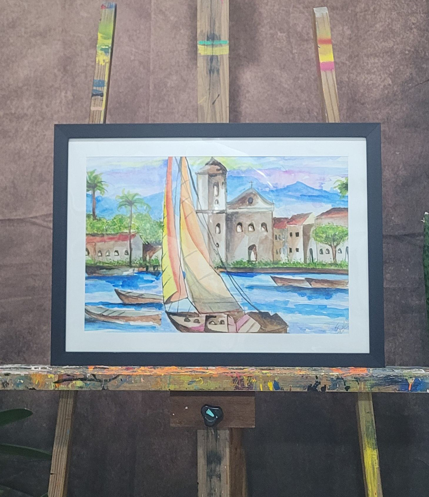 Aquarela 4 — obra original de Enéas Lourenço
