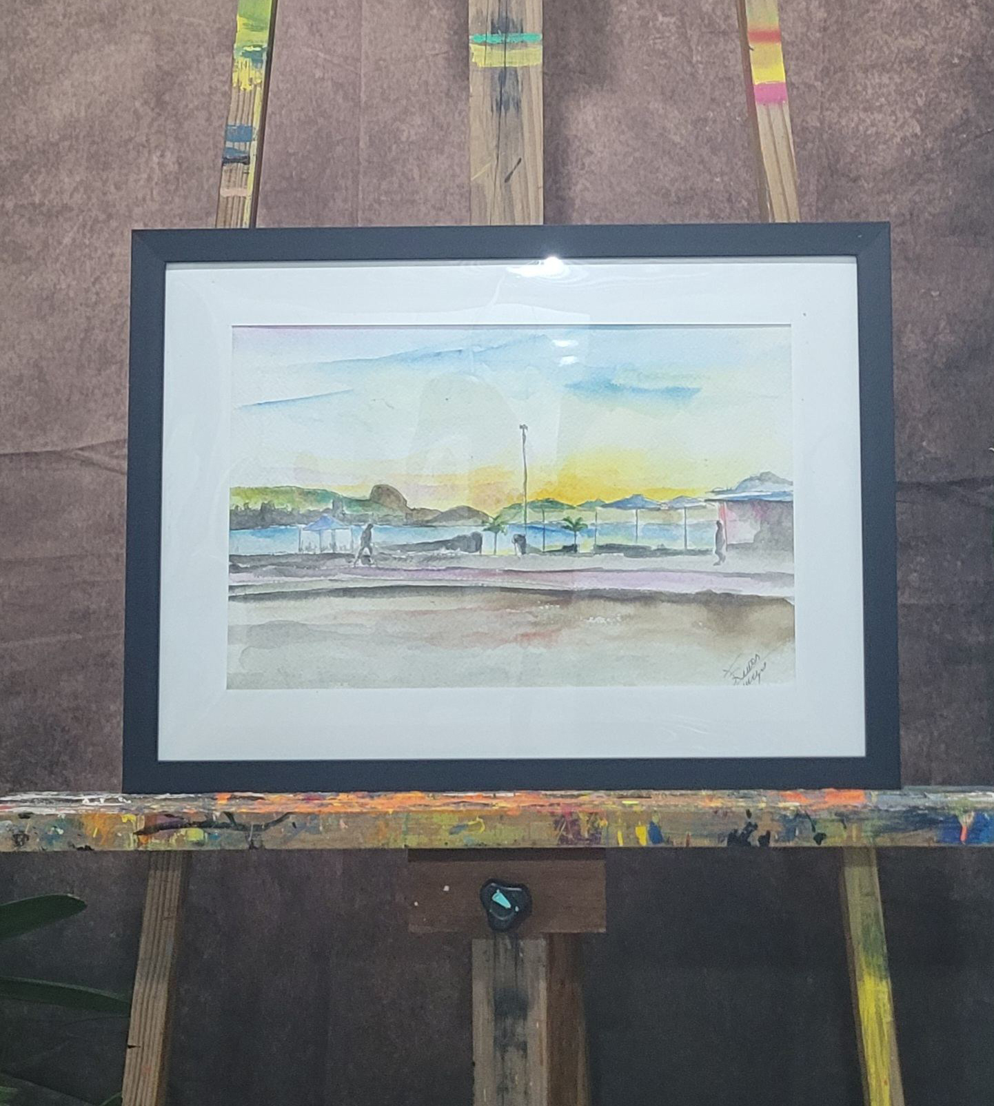Aquarela 5 — obra original de Enéas Lourenço