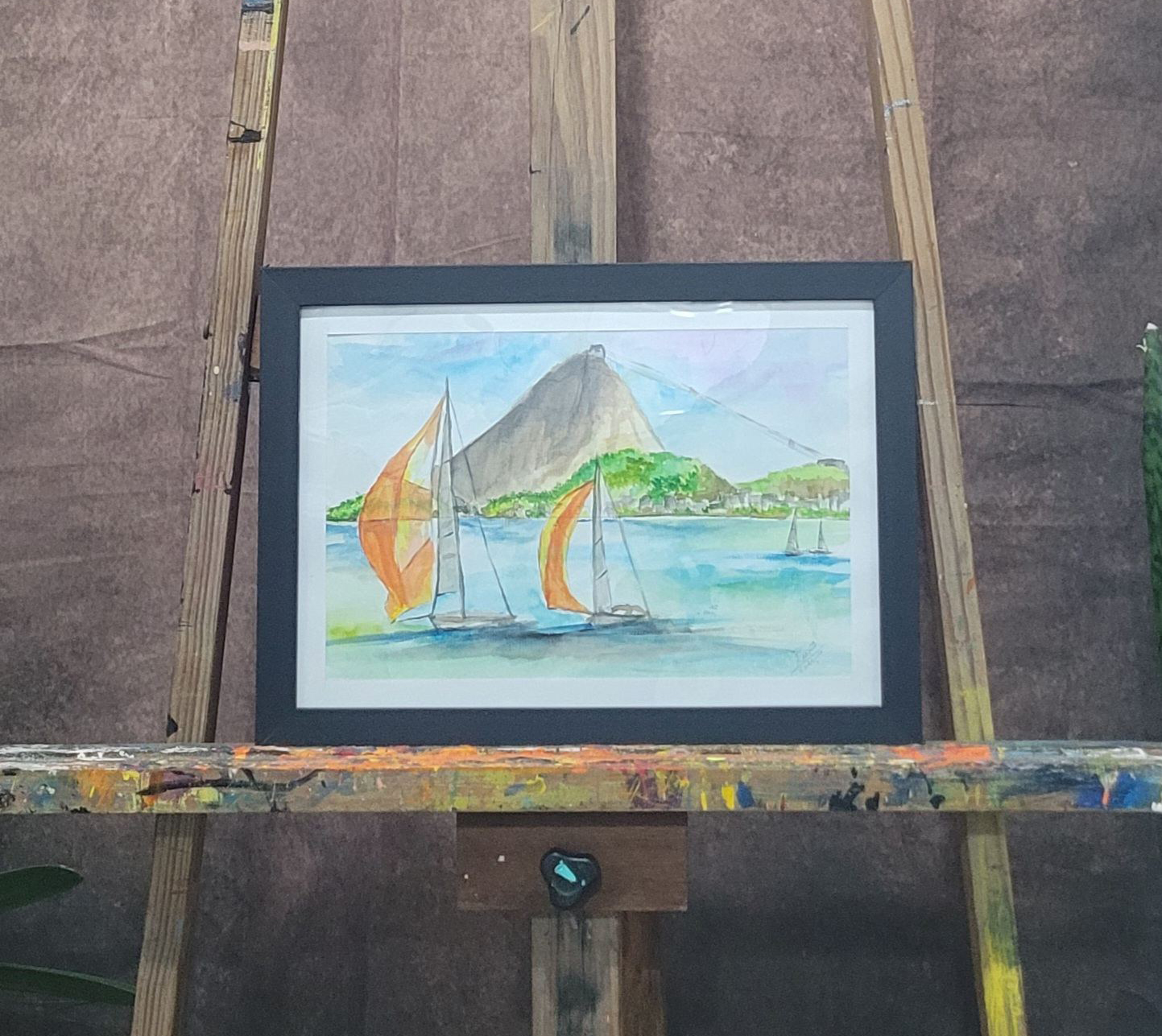 Aquarela 7 — obra original de Enéas Lourenço