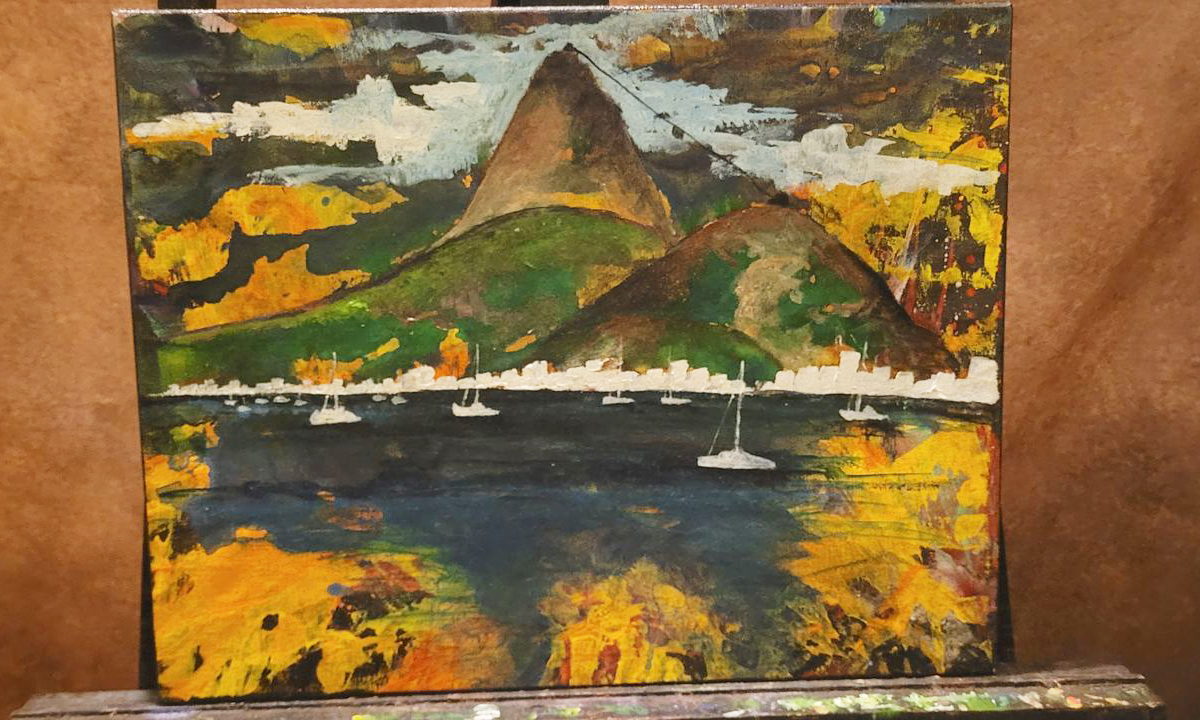 Pão de Açúcar Baía de Guanabara — obra original de Enéas Lourenço
