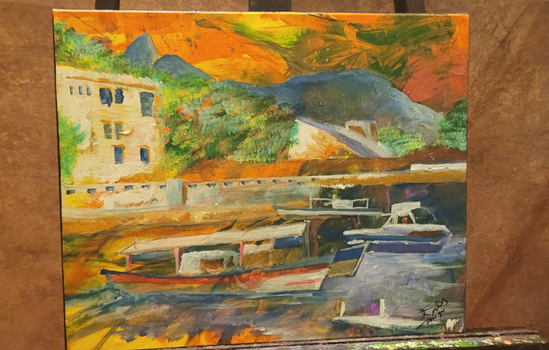 Quadrado da Urca — obra original de Enéas Lourenço