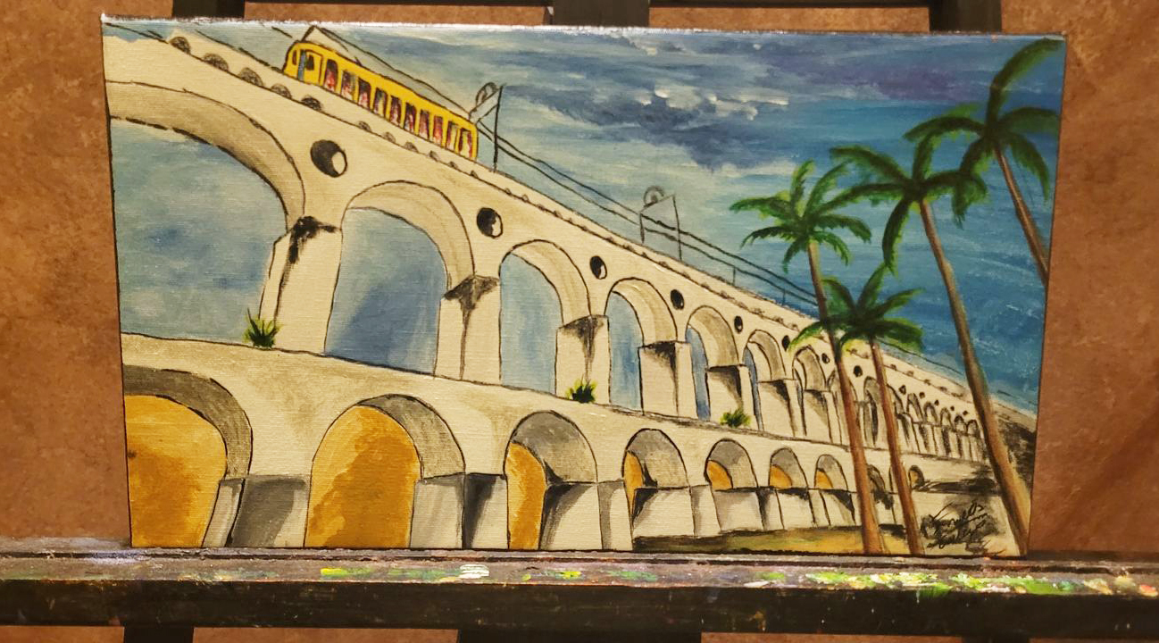 Arcos da Lapa — obra original de Enéas Lourenço
