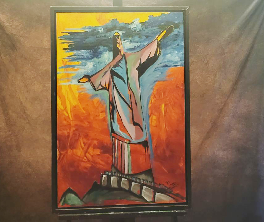 Cristo Quente — obra original de Enéas Lourenço