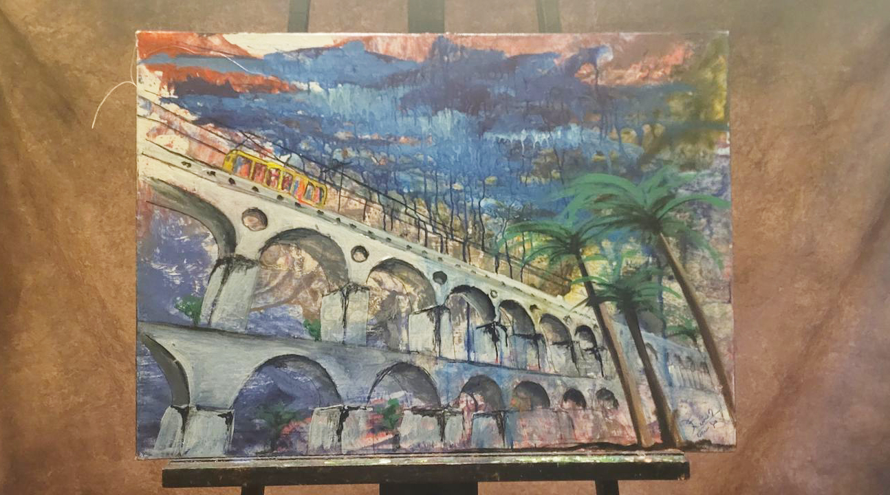 Arcos da Lapa Azul — obra original de Enéas Lourenço