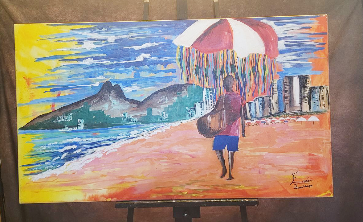 Vendedor — obra original de Enéas Lourenço