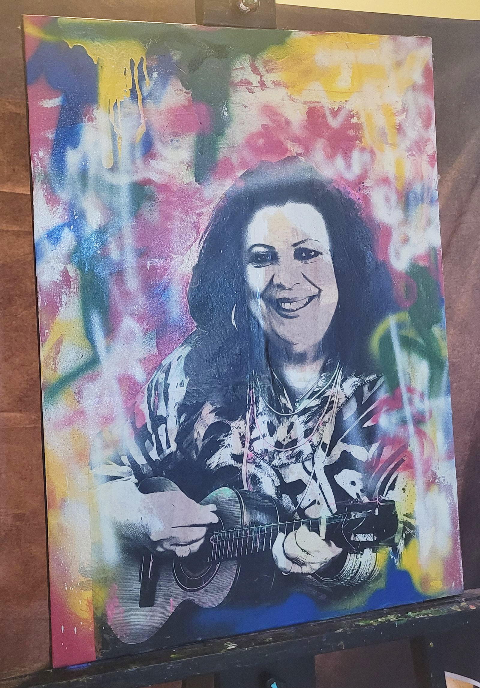 Beth Carvalho — obra original de Enéas Lourenço