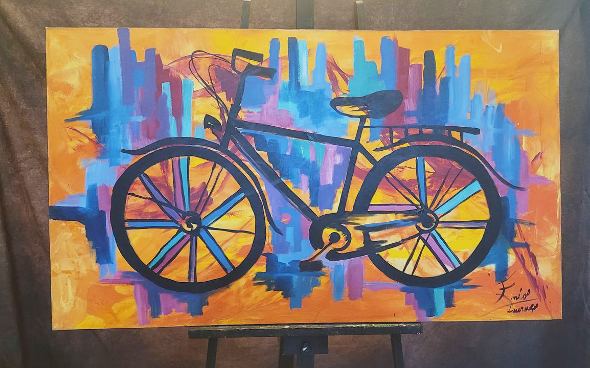 Bike — obra original de Enéas Lourenço