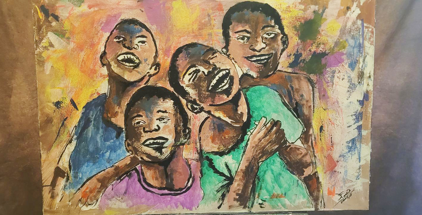 Meninos Felizes — obra original de Enéas Lourenço