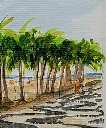 Praia do Leme em Aquarela — foto 3